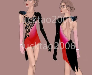 customized new style Figure skating Ice Skating Dress Gymnastics Costume 88140 - Picture 1 of 6