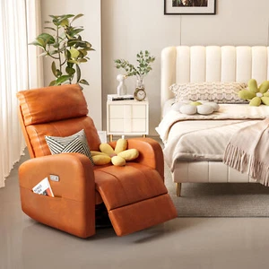 FlexiSpot Swivel Electric Power Recliner Chair Sofa Nursery Rocker USB Charge - Picture 1 of 30