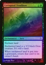 Corrupted Zendikon FOIL Worldwake PLD Black Common MAGIC MTG CARD ABUGames