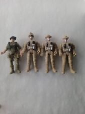 Lot of 4 US Army Soldier 4in Military Action  Figures