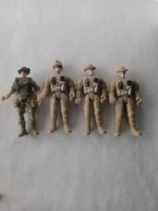 Menge 4 US Army Soldaten 4 Zoll Militär Actionfiguren - Bild 1 von 2