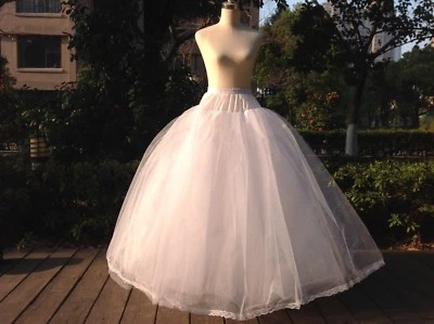 übergroß Weiß TÜLLROCK Petticoat 8-lagig OHNE Ringe Unterrock Reifrock RD - Bild 1 von 3