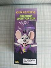 Light Up  Chuck E. Cheese Cold Cup With Straw 16.9 FL OZ 
