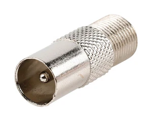 ADATTATORE COASSIALE F CAVO ANTENNA DIGITALE TERRESTRE SATELLITARE DECODER - Foto 1 di 1