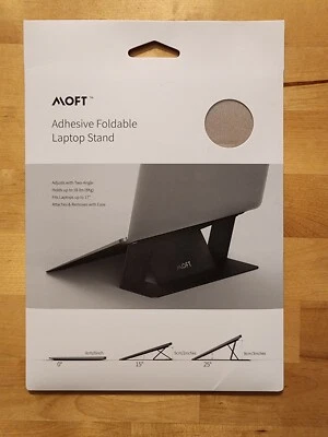MOFT Laptop Stand MacBook Adhesive Adjustable Foldable fits Laptop to 17"  - Image 1 of 2