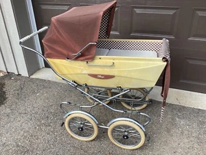 vintage Italian PEREGO baby carriage/stroller combination, mid-century modern - Picture 1 of 10