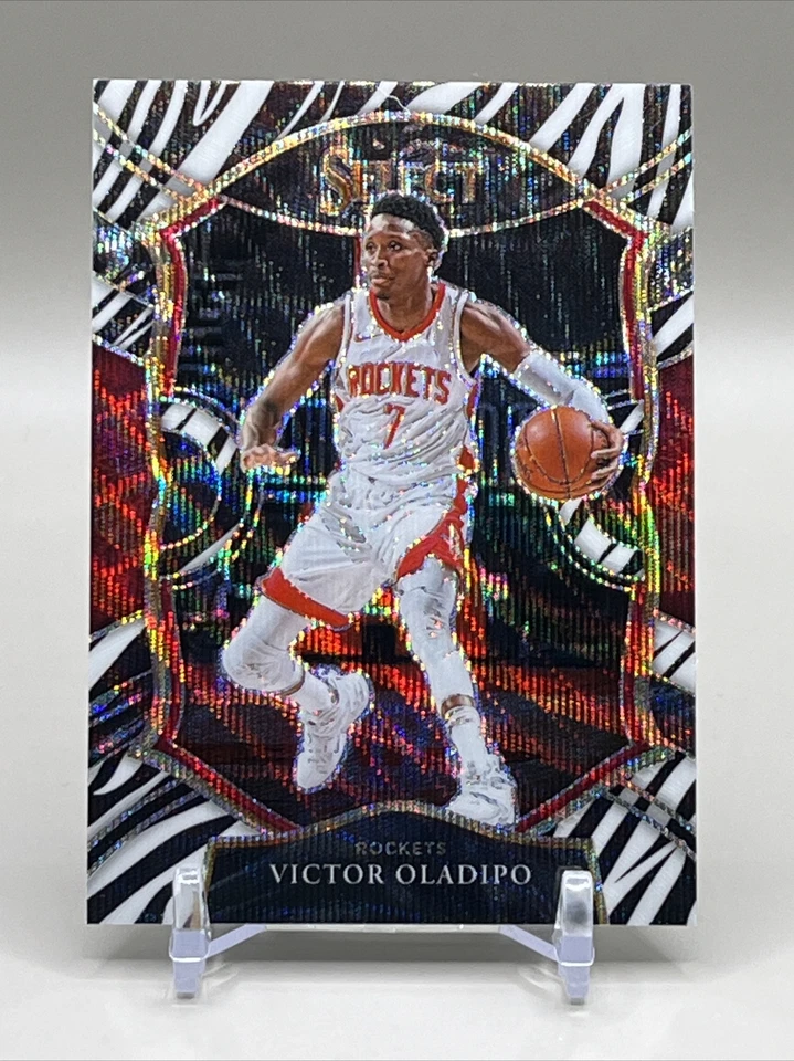2020-21 Panini Select Concourse RARE ZEBRA Prizm Victor Oladipo #7 - Image 1 of 2