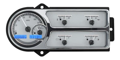 Dakota Digital 1948-50 Ford Pickup Truck Gauge System Silver Blue VHX-48F-PU-S-B - Изображение 1 из 4
