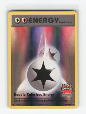 DOUBLE COLORLESS ENERGY 90/108 NORTH AMERICA CHAMPIONSHIPS POKEMON TCG LP - Image 1 of 4