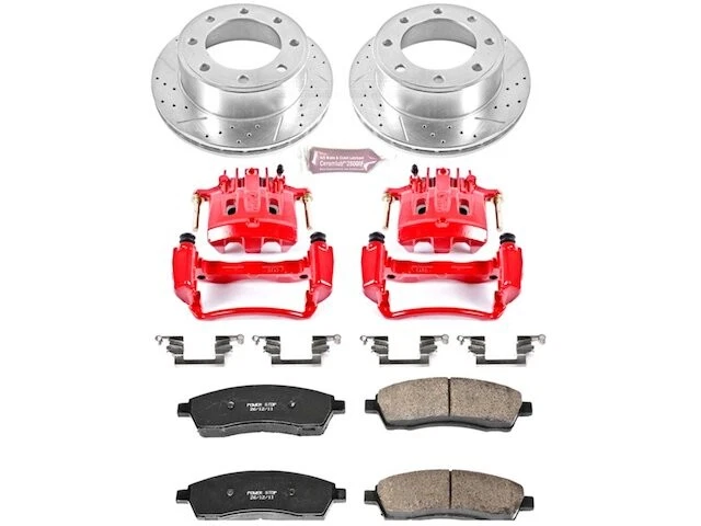 Pastilha de freio traseira e kit de rotor para 2000-2005 Ford Excursion 2001 2002 2003 RV941RH - Imagem 1 de 1