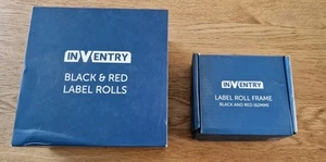 Inventry Black & Red Label Rolls With Frame (62mm) - Afbeelding 1 van 5