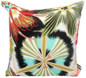 MISSONI HOME GLOSSY CUSHION COVER 60X60cm REPPS WOVEN SATEEN ALICE T59 - Picture 1 of 5