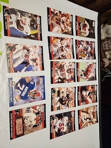 1990 Pro Set 2nd Series Falcons Lot 14 Cards - Bild 1 von 15