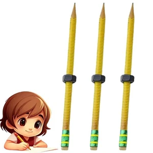 1/2/3/5Pcs Relieve Anxiety ADHD Pencil Threaded Pencil for School Office Home - Picture 1 of 16