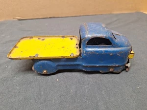 1939-41 WYANDOTTE Flatbed truck, pressed steel, antique - Picture 1 of 9