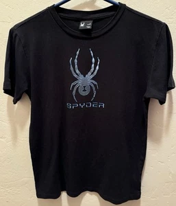 Spyder Kid’s Black Graphic T-shirt  Size Large (14/16) - Picture 1 of 3