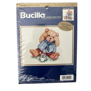 Vintage 2000 Bucilla Boo Boo Bear 42124 Kreuzstich-Set Neu - Bild 1 von 2