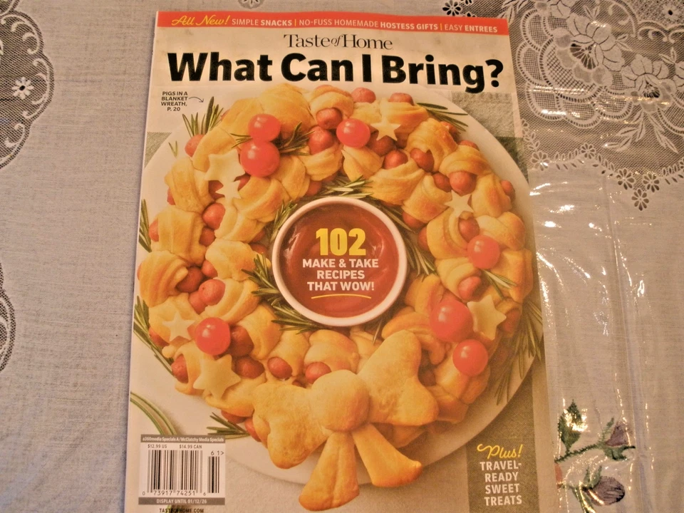 Taste of Home What Can I Bring January 2026 Magazine simple snacks easy entrees - Image 1 of 1