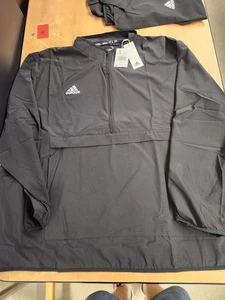Adidas Sideline Long Sleeve 1/4 Zip Black. Size XL New With Tags Retails $75 - Picture 1 of 5
