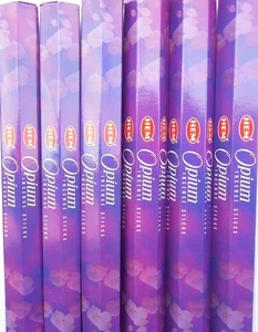 6 Packg. á 20 Stück RÄUCHERSTÄBCHEN Marke incense HEM OPIUM - Bild 1 von 2