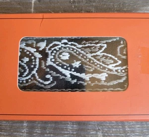 Nuevo MONTANA WEST Negro Blanco Paisley Cartera Correa Talla Única - Imagen 1 de 6