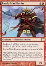 BATTLE-MAD RONIN Champions of Kamigawa MTG Magic the Gathering Cards DJMagic