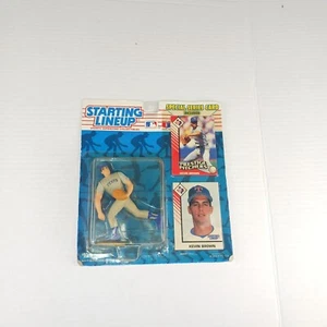 Tarjeta Kenner Starting Lineup 1996 Kevin Brown Serie Especial Texas Rangers Rara - Imagen 1 de 2