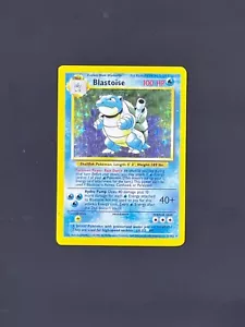 Pokémon TGC Blastoise 2/102 Base Set RARE HOLO - Picture 1 of 2