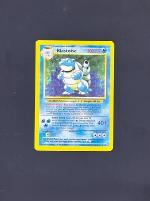 Pokémon TGC Blastoise 2/102 Base Set RARE HOLO - Image 1 of 2