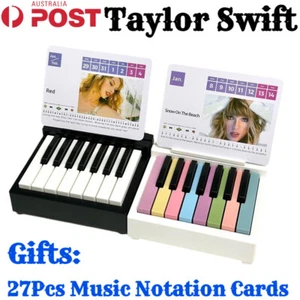 2025 Taylor Swift Piano Calendar Music Sheets Cards Toy Piano Musical Instrument - Picture 1 of 11