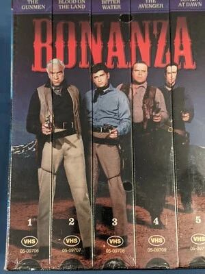 Bonanza TV Show Collector Series 5 Pack VHS Tapes New Sealed - Image 1 of 4