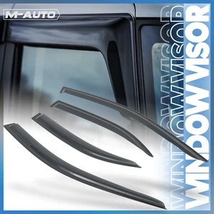 Window Visor Shade Smoke Vent Wind Rain Tape-On Deflector Guard for 03-07 Mazda6 - Picture 1 of 6