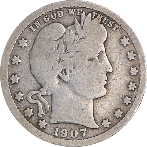 1907-P Barber Quarter Great Deals From The Executive Coin Company Cover