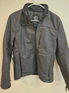 Vince Camuto Grey Blurred Heringbone Softshell Jacket with Pockets Size Small - Picture 1 of 12
