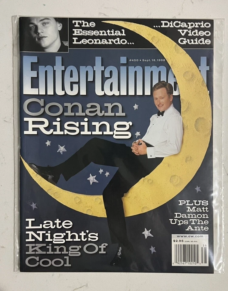 Entertainment Weekly Sept 1998 Conan Rising O’Brien Late Show MINT - NO LABEL - Image 1 of 1
