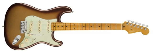 Fender American Ultra Stratocaster 6 String Maple Fingerboard Electric Guitar - Mocha Burst