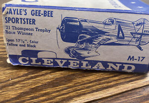 Gayle’s Gee-Bee Sportster (M-17)/Cleveland Model Co./ Vintage Model Airplane Kit