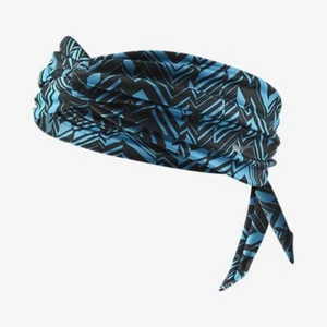 Corbata para la cabeza Nike Studio unisex con estampado azul/negro ~ sistema operativo - Imagen 1 de 4