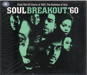 SOUL BREAKOUT '60 COMPILATION 60 ORIGINAL US CHART TRACKS SLIPCASE CVR SLD 2-CD - Bild 1 von 1