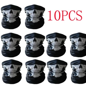 10Pcs Cycling Ghost Biker SKULL FACE MASK Motorcycle Balaclava Hood Sport Ski CS - Picture 1 of 9