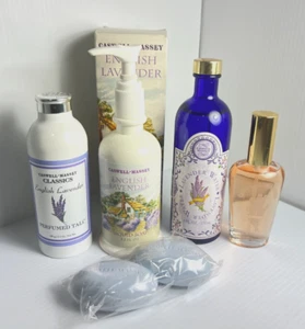 CASWELL-MASSEY English Lavender Signature Scent, Talc, Water, Soaps **SOLD AS-IS - Picture 1 of 18