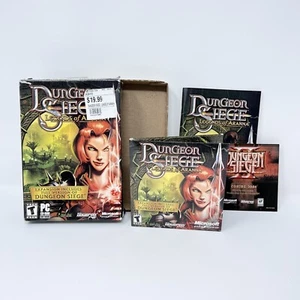 Dungeon Siege: Legends of Aranna gioco PC CD-ROM 3 set disco con manuale e scatola - Foto 1 di 4