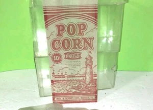 Bolsa de publicidad de maíz pop faro Pa. Hershey Park Drink Coca Cola años 50 - Imagen 1 de 8