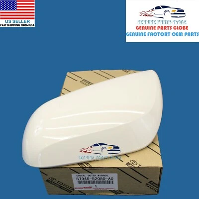 ПОДЛИННЫЙ TOYOTA 07-12 YARIS СЕДАН ЛЕВЫЙ ВНЕШНИЙ БЕЛЫЙ ЗЕРКАЛО КРЫШКА 87945-52080-A0 - Изображение 1 из 2