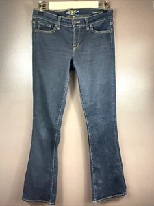 Lucky Brand Jeans Womens 28 Waist 33 Inseam Charlie Baby Boot Blue Denim Jeans - Picture 1 of 9