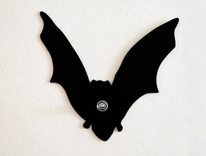 Halloween Bat Silhouette - Wall Hook / Coat Hook / Key Hanger - Foto 1 di 3
