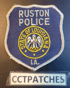 RUSTON, LOUISIANA POLIZEI SCHULTERAUFNÄHER LA - Bild 1 von 2