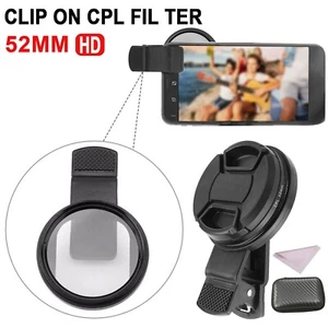 with Clip CPL Camera Lens Filter 52mm Phone Filter for All Phone - Picture 1 of 16