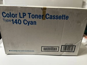 Cyan Blue  402073 For Ricoh Color LP Toner Cassette type 140 New Sealed - Picture 1 of 8