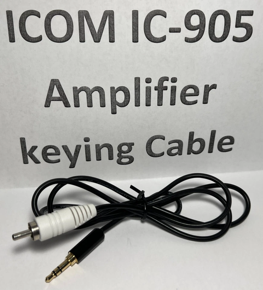 HAMGADGETS ICOM IC-905 amplifier keying cable with high braid copper SHIELDED